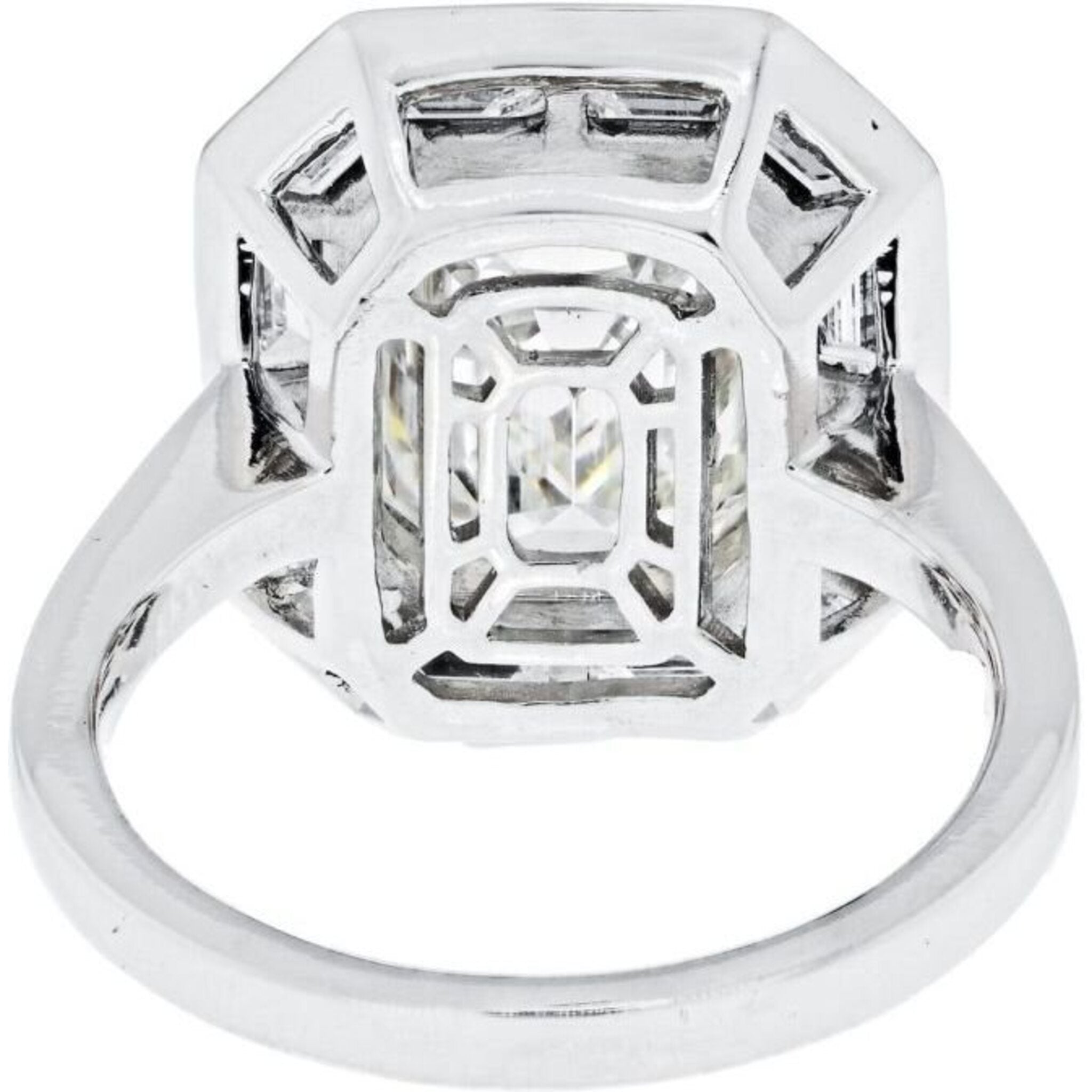 4 Carat Emerald Cut Diamond H/VS1 GIA Ring