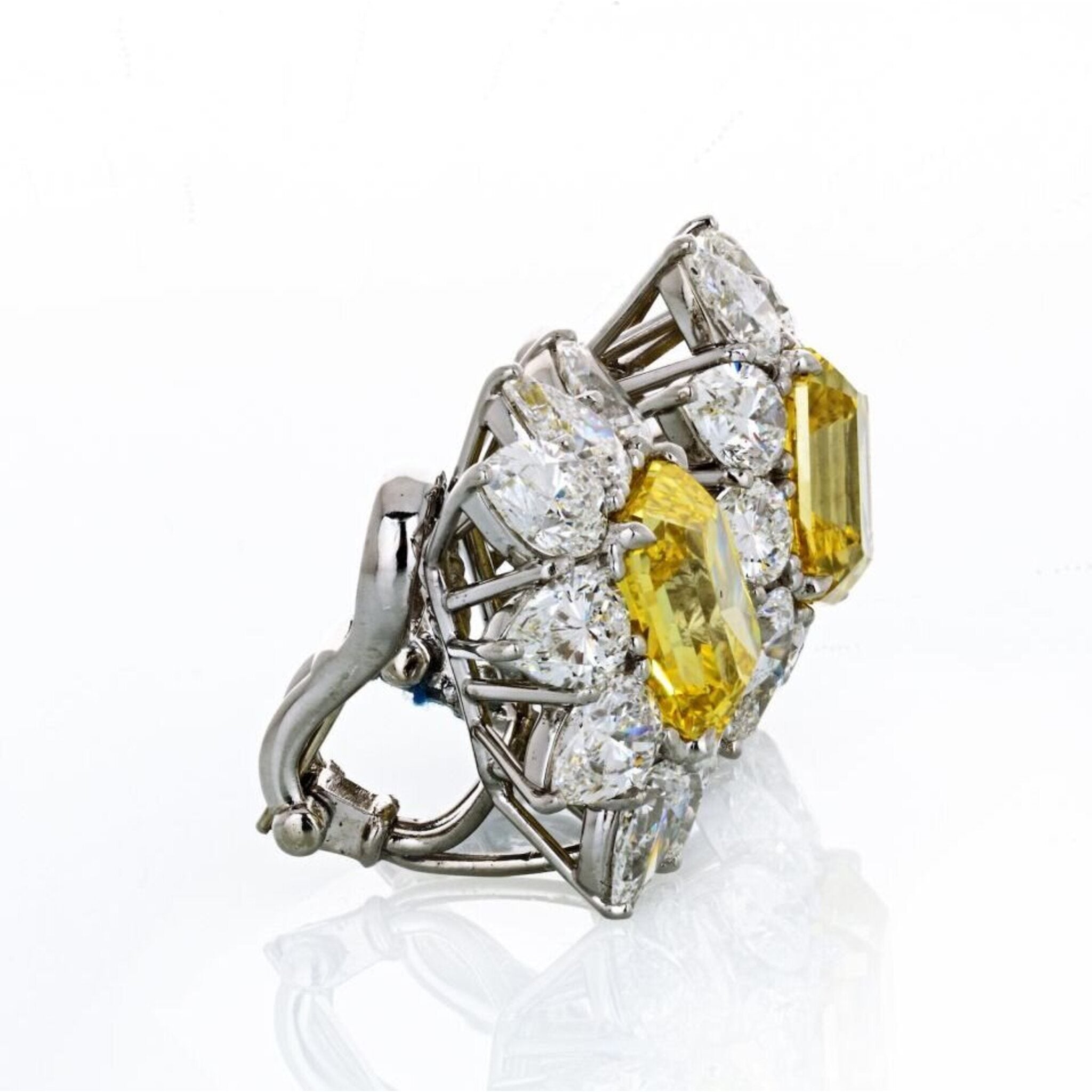 Vivid Yellow Diamond | Round Cut Diamond | Natural Diamond | 0.09 retailer Cts For Ring | Fancy Diamond Vivid Yellow | Free Shipping | Perfect Jewlry