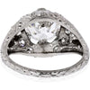 Art Deco 2 Carat Old European Cut Diamond F/SI1 GIA Ring