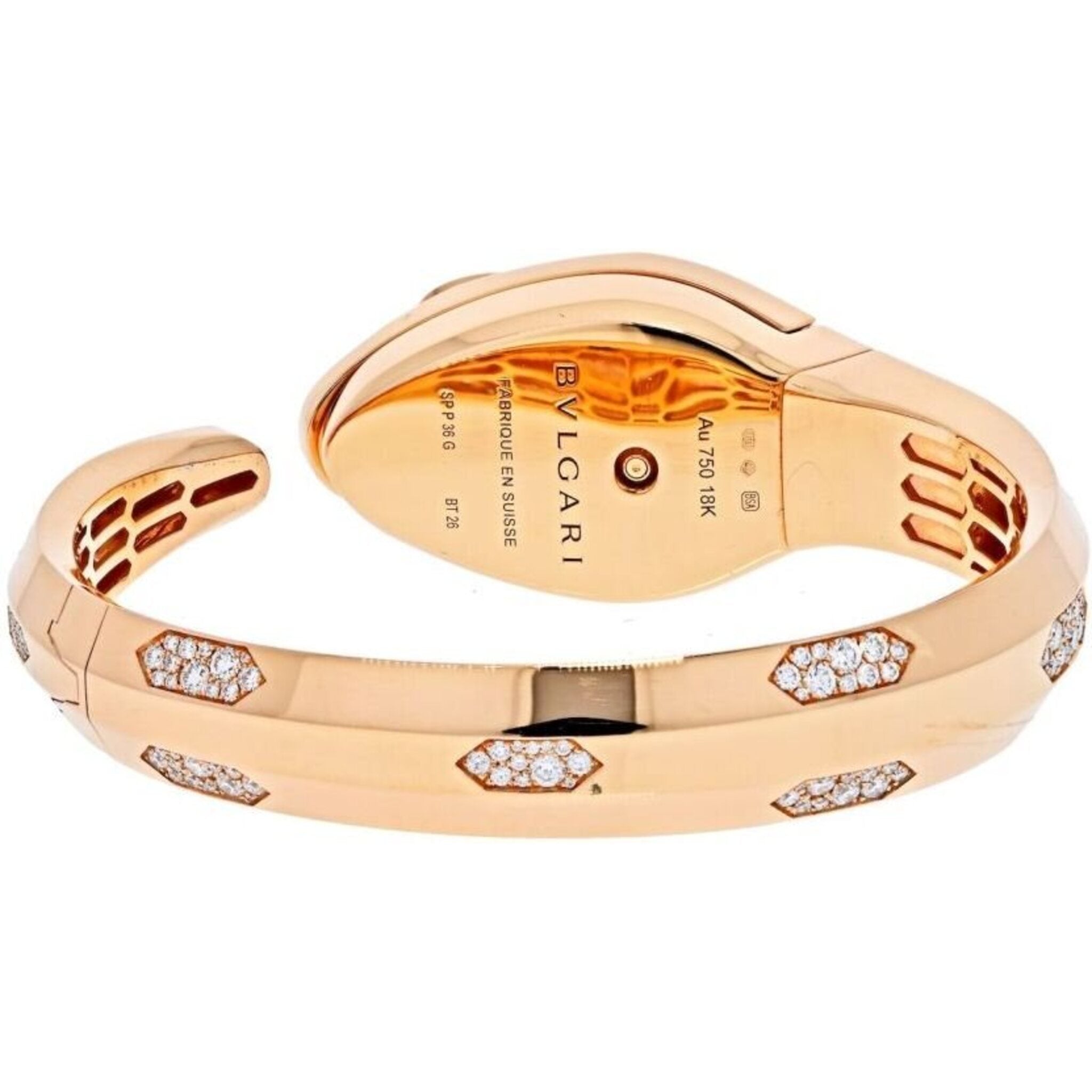 Bulgari 18K Rose Gold Serpenti Misteriosi Secret Watch