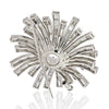 Bulgari - Platinum 1960's Diamond Setting for a Brooch