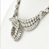 Bulgari - Platinum 40 Carat Diamond 1960's Necklace