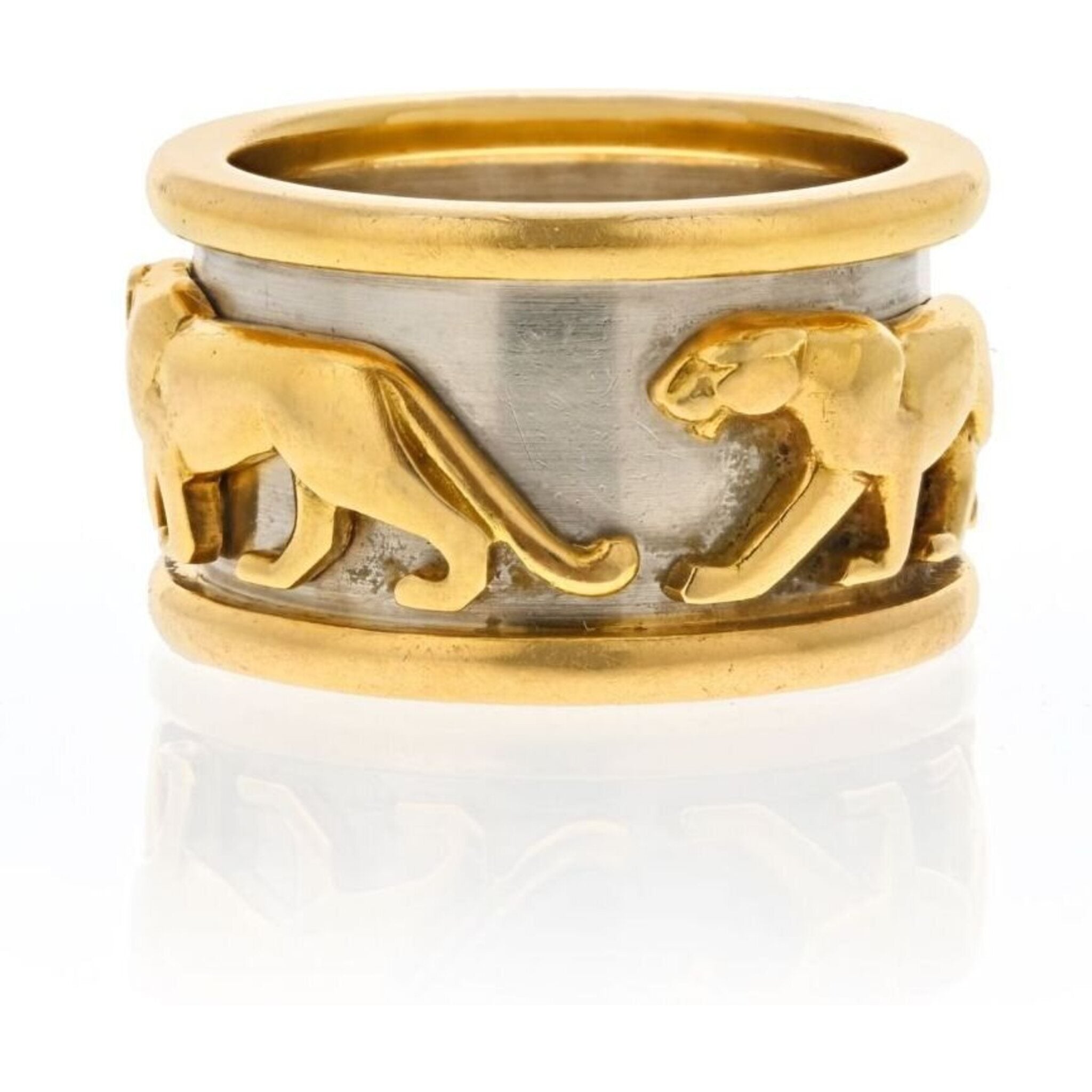 Vintage cartier panther outlet ring