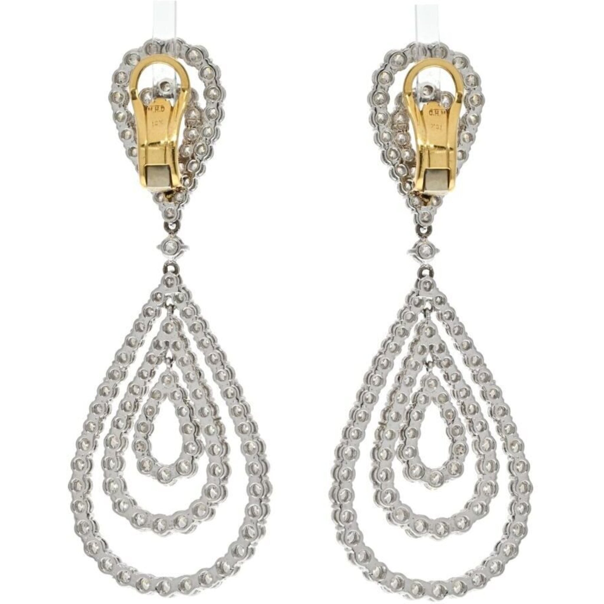 Cartier] Cartier Studs about 0.5ct earrings K18 Yellow Gold x Diamond Men's  Earrings SA rank – KYOTO NISHIKINO