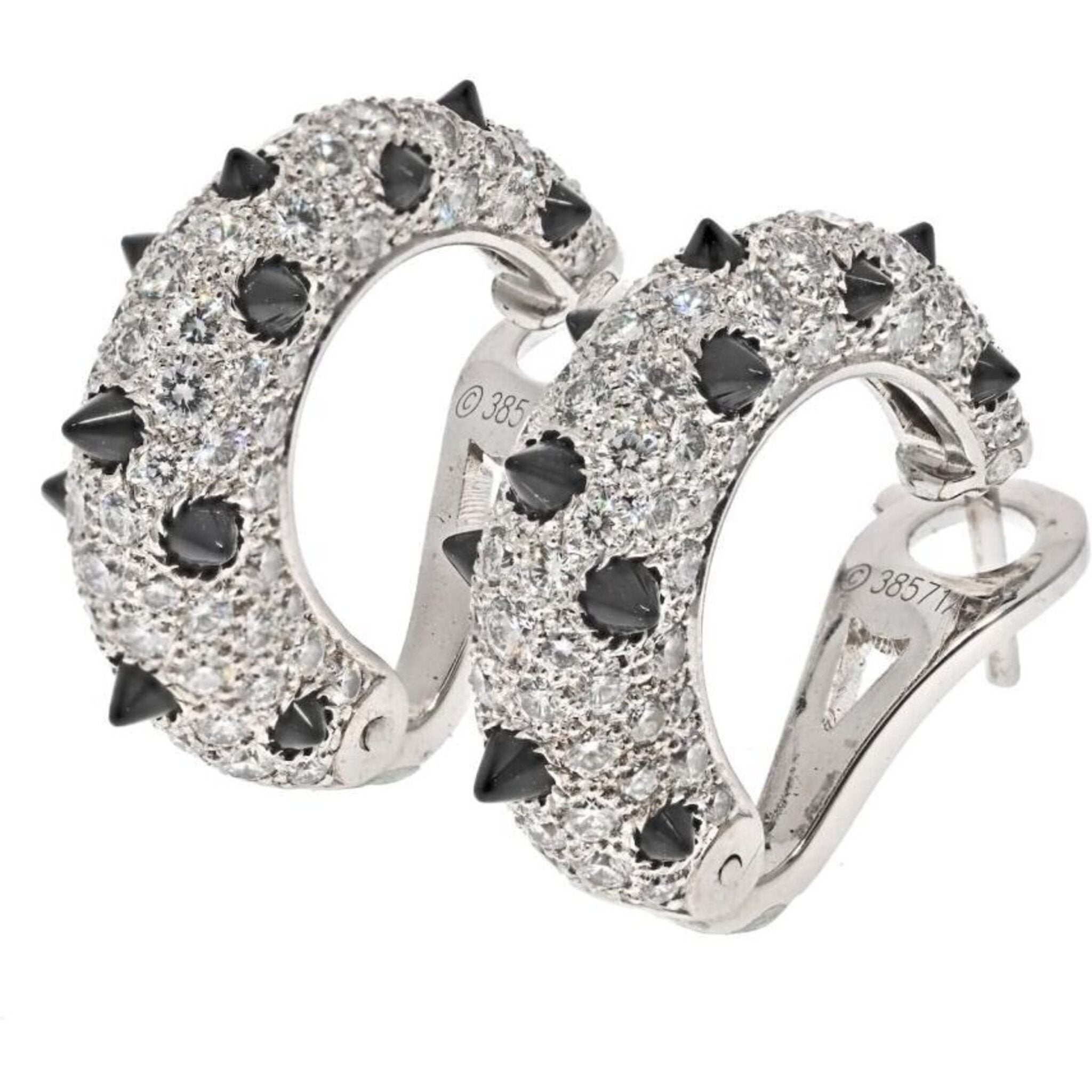 Flexible Leaf Shape Diamond Earrings - Jaipur Jewels