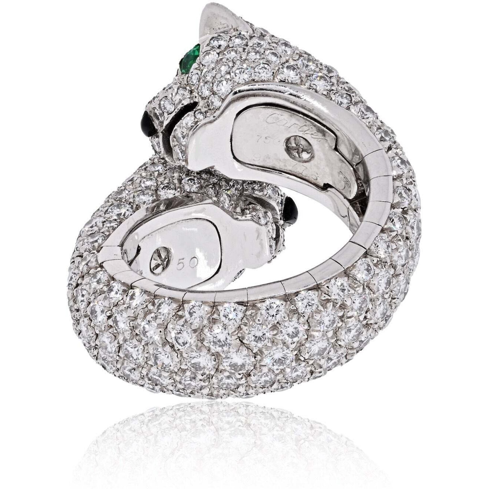 Cartier panthere diamond outlet ring