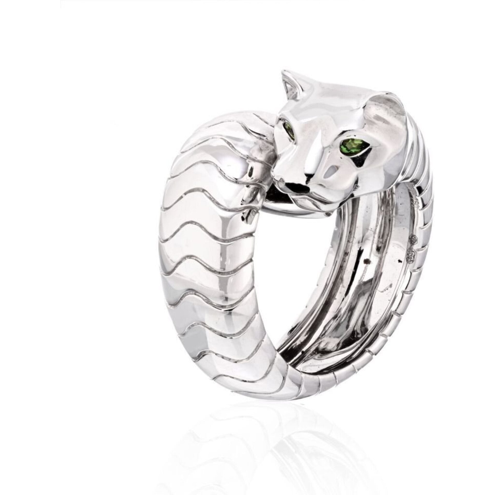 Cartier panthere ring white gold best sale