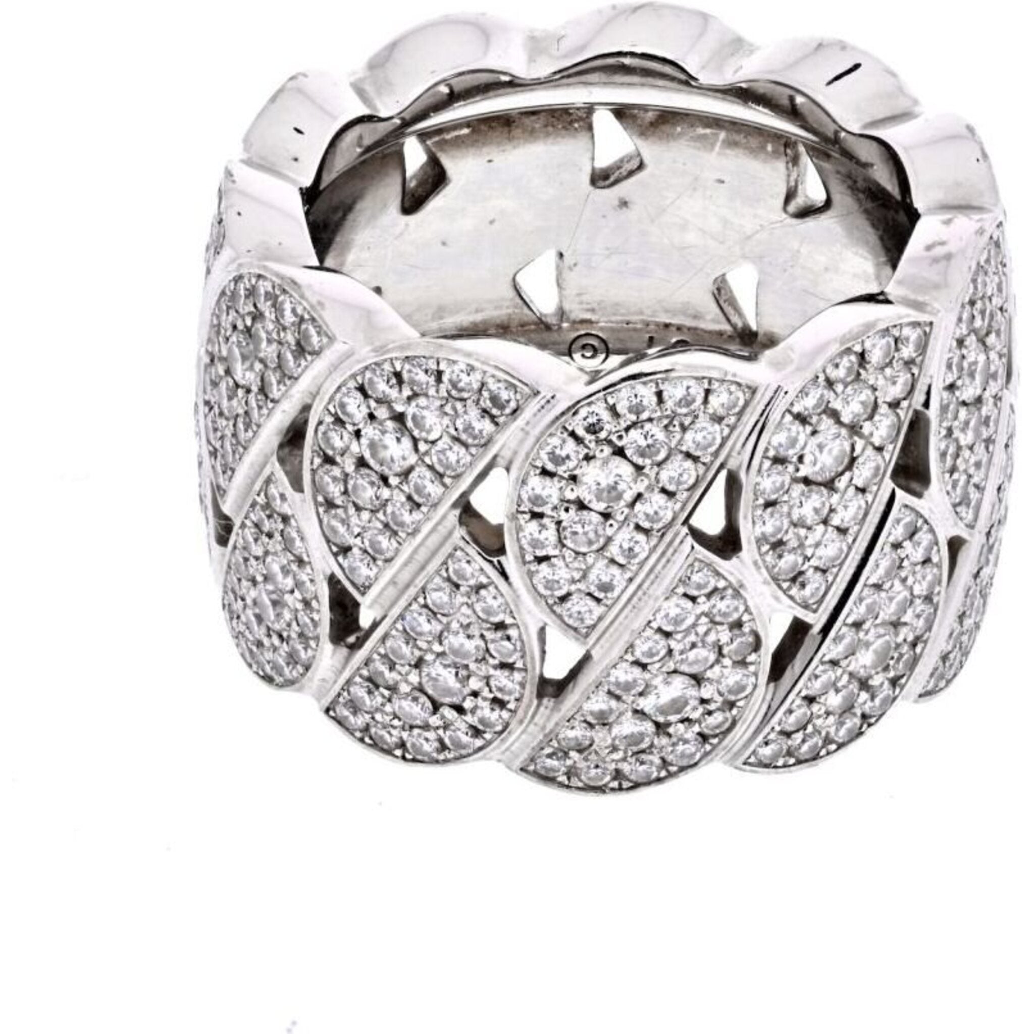 Iced out cartier online ring