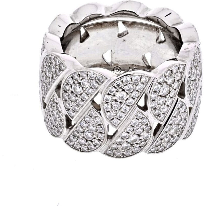 Cartier - 18K White Gold La Dona Diamond EU 51 Ring