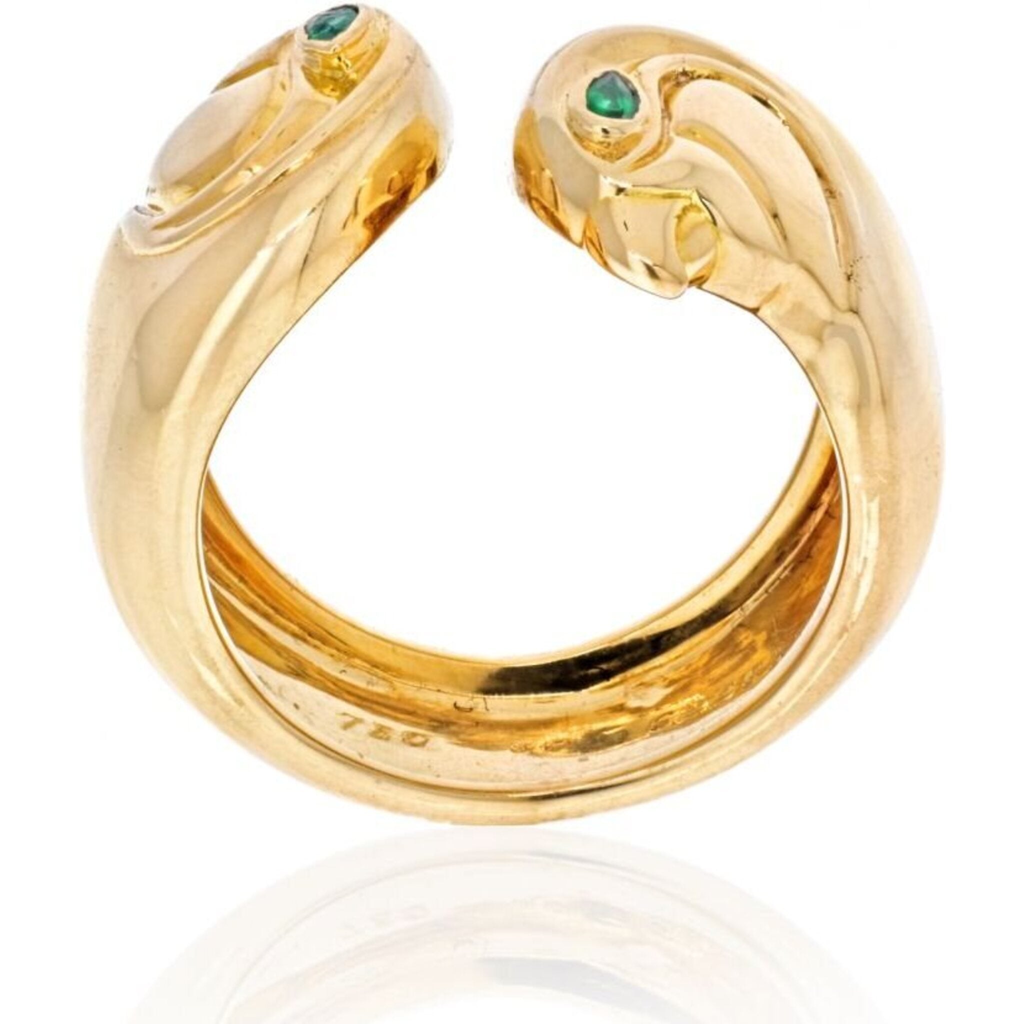 Cartier 18K Yellow Gold Falcon Head Anoubois Ring Robinson s