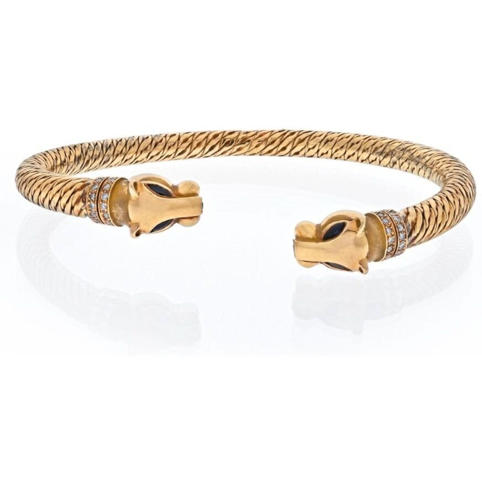 Rare! Authentic Cartier 18K Yellow Gold Diamond Diadea Link Bracelet |  Fortrove
