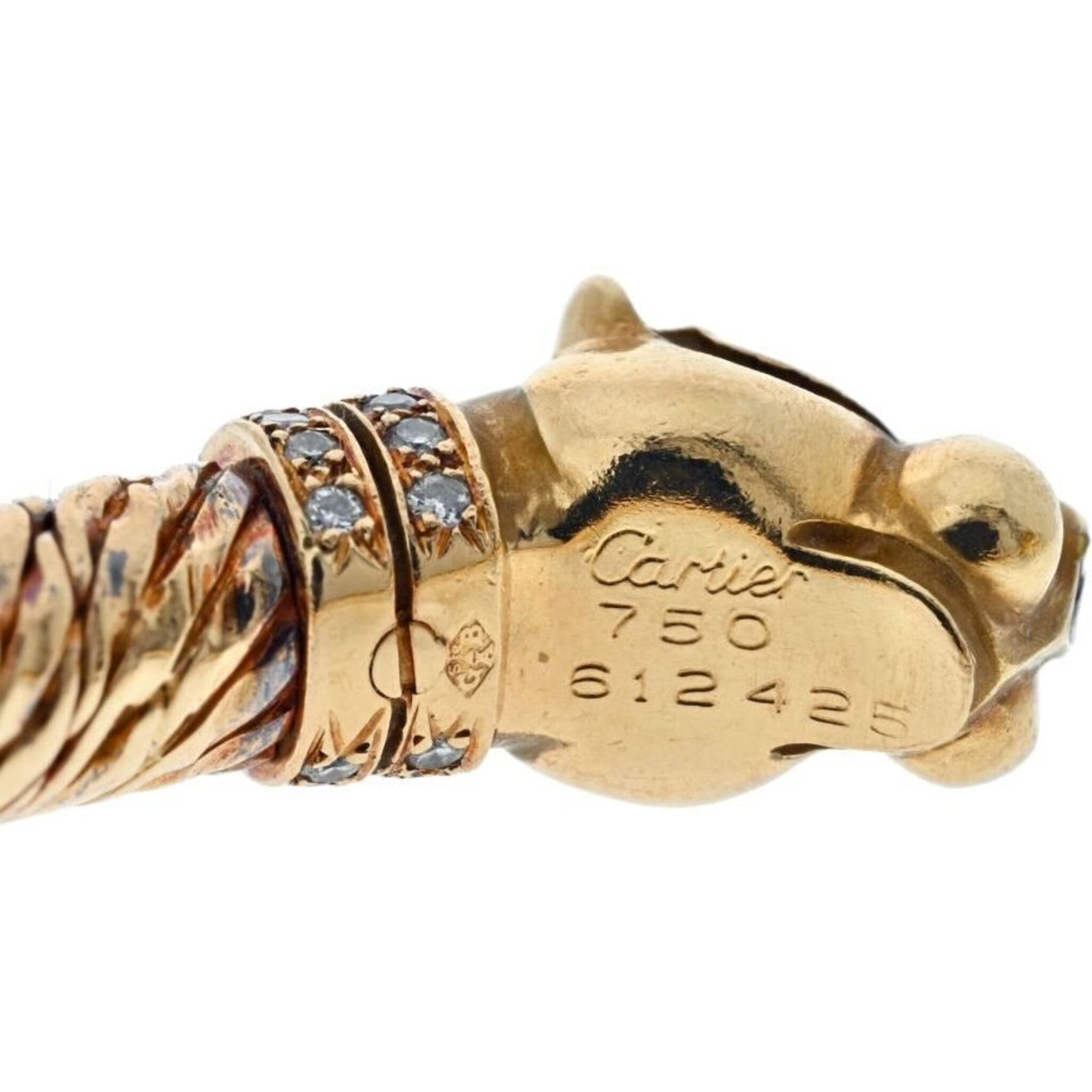 CRH6031917 - Panthère de Cartier bracelet - White gold, emerald, onyx,  diamonds - Cartier