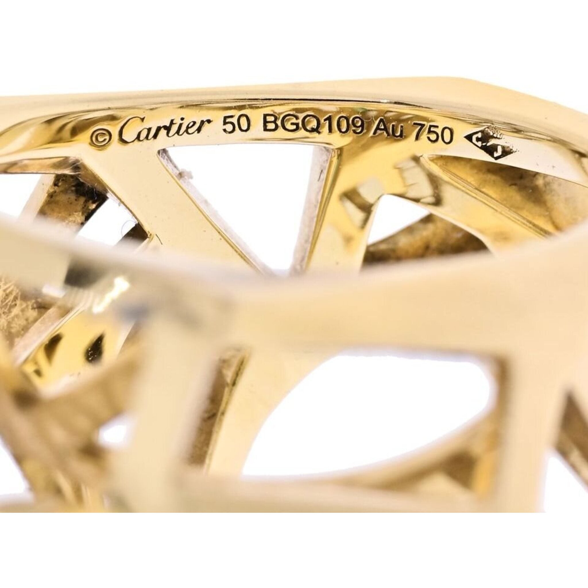 Cartier Panthere 18K Yellow Gold Skeleton Ring Robinson s Jewelers