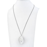 Chopard - 18K White Gold Happy Spirit Floating Diamond Necklace