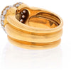 Chopard - 18K Yellow Gold Pave Heart Shape Floating Diamond Ring