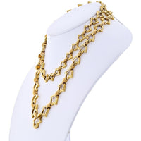 David Webb - 18K Yellow Gold Vintage Chain Link Necklace
