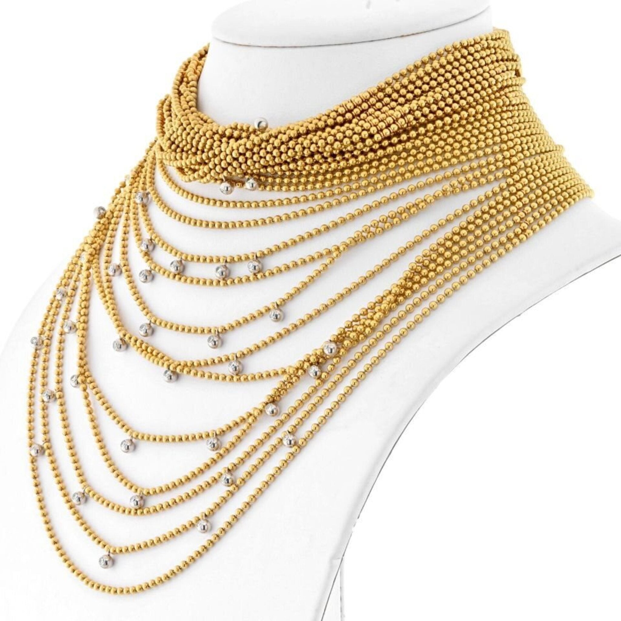 David Webb Cartier Draperie De Decollete 18K Yellow Gold