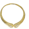 David Webb - Hinge Collar Platinum & 18K Yellow Gold 2.50 Carat Diamond Necklace