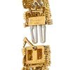 David Webb - Platinum & 18K Yellow Gold 1960's Round Diamond Openwork Bracelet