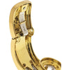 David Webb - Platinum & 18K Yellow Gold Arabesque Black Enamel Diamond Cuff Bangle Bracelet
