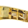 David Webb - Platinum & 18K Yellow Gold Cabochon Amethyst And Diamond Cuff Bracelet