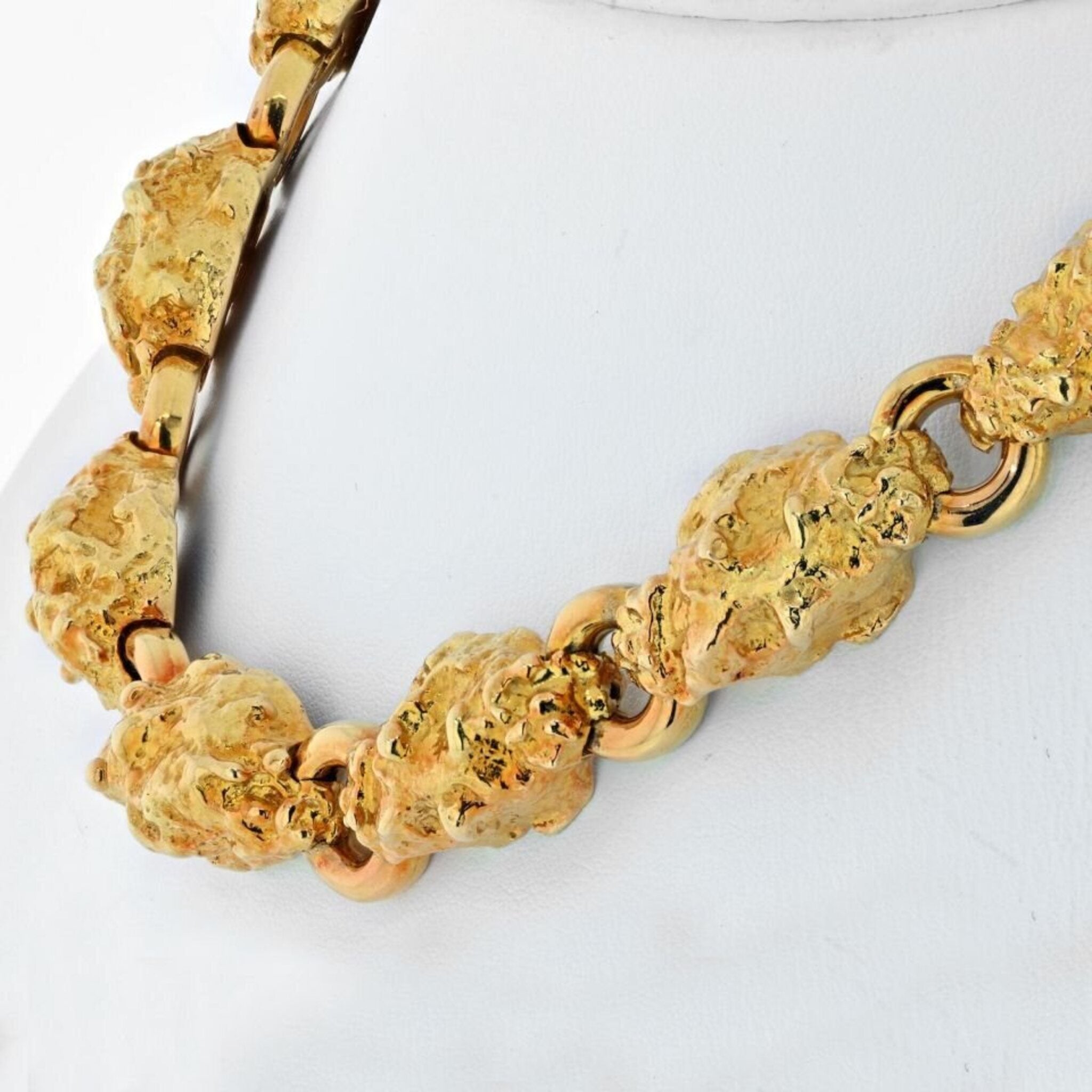 Gold nugget outlet link chain