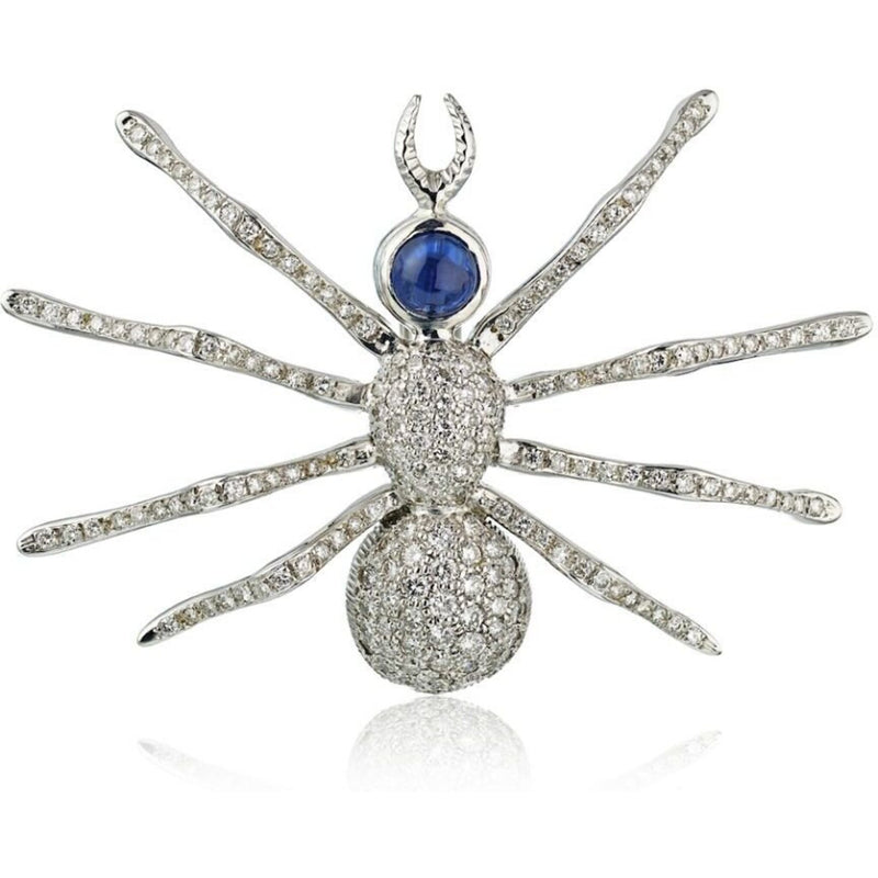 Estate Diamond Spider Brooch