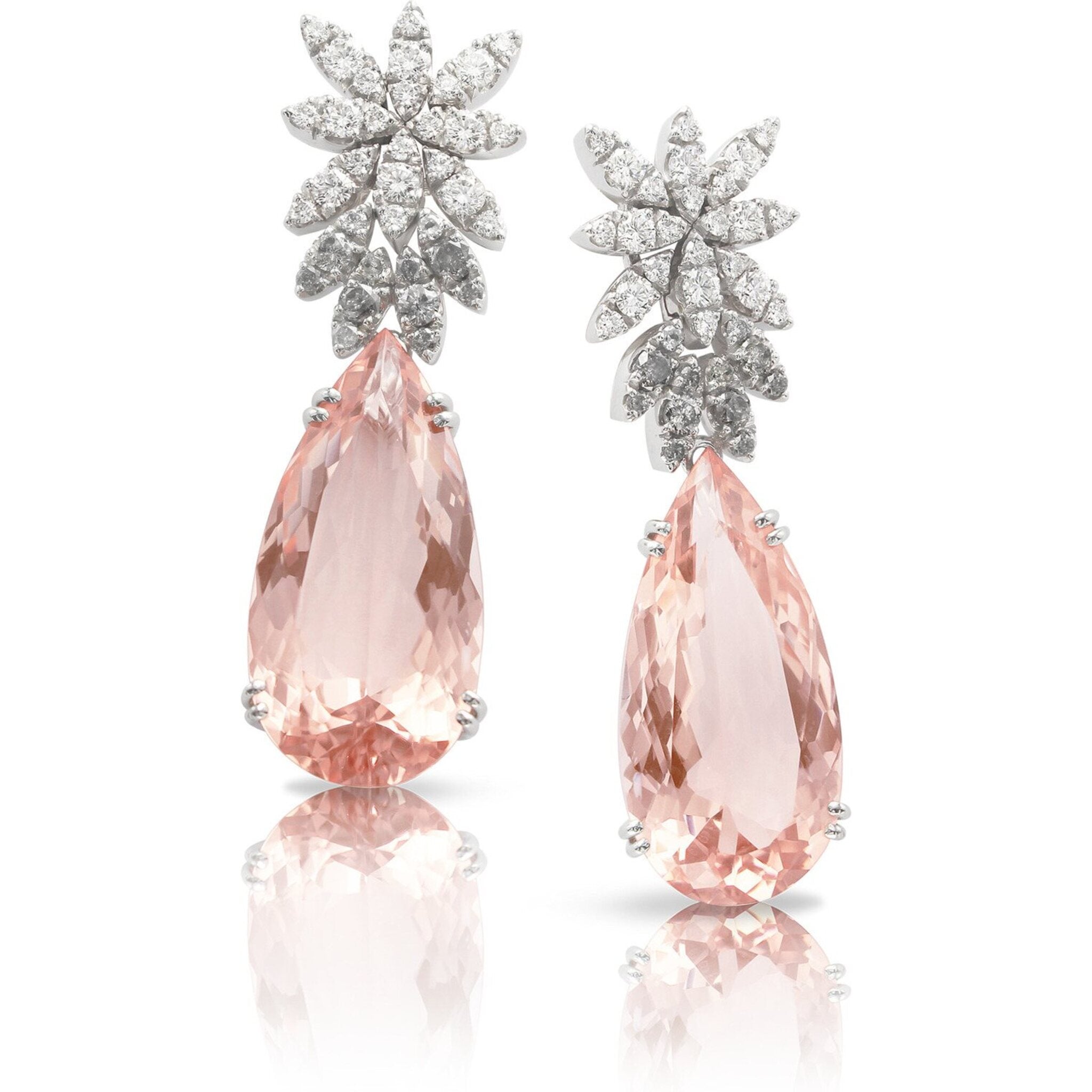 Morganite Earrings, Morganite Jewelry, Morganite, Pastel Earrings, Pastel Jewelry, Spring Earrings, Spring 2024 Jewelry, Gemstone Jewelry, Spring