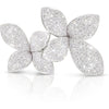 Pasquale Bruni  - Giardini Segreti Double Flower Ring in 18k White Gold with Diamonds