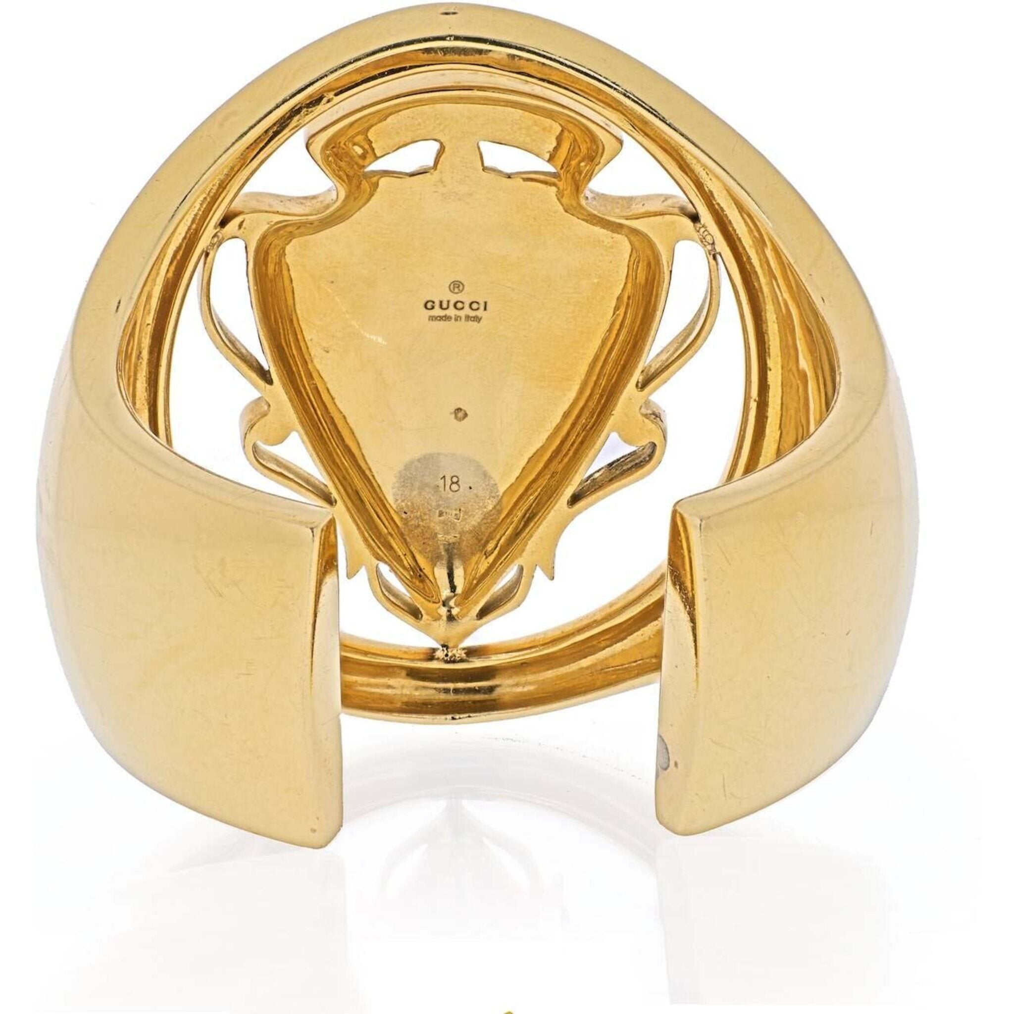 Gucci gold store cuff bracelet