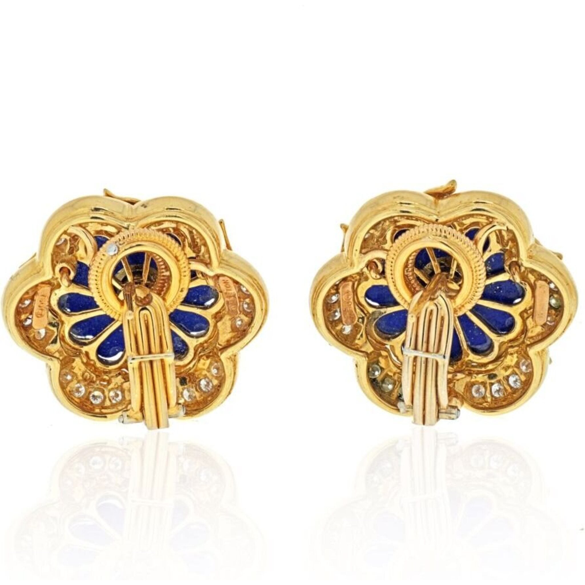 harry winston 18k yellow gold lapis ruby diamond earrings earrings harry winston rr6888 4 d5a9d988 0a2a 48a1 b937 d02870d4bc9d