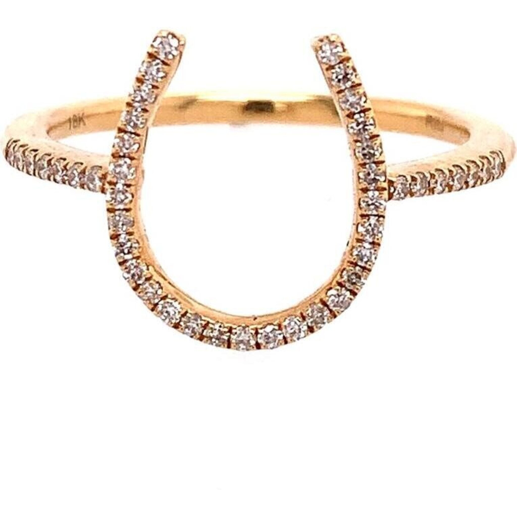 Horseshoe deals diamond ring