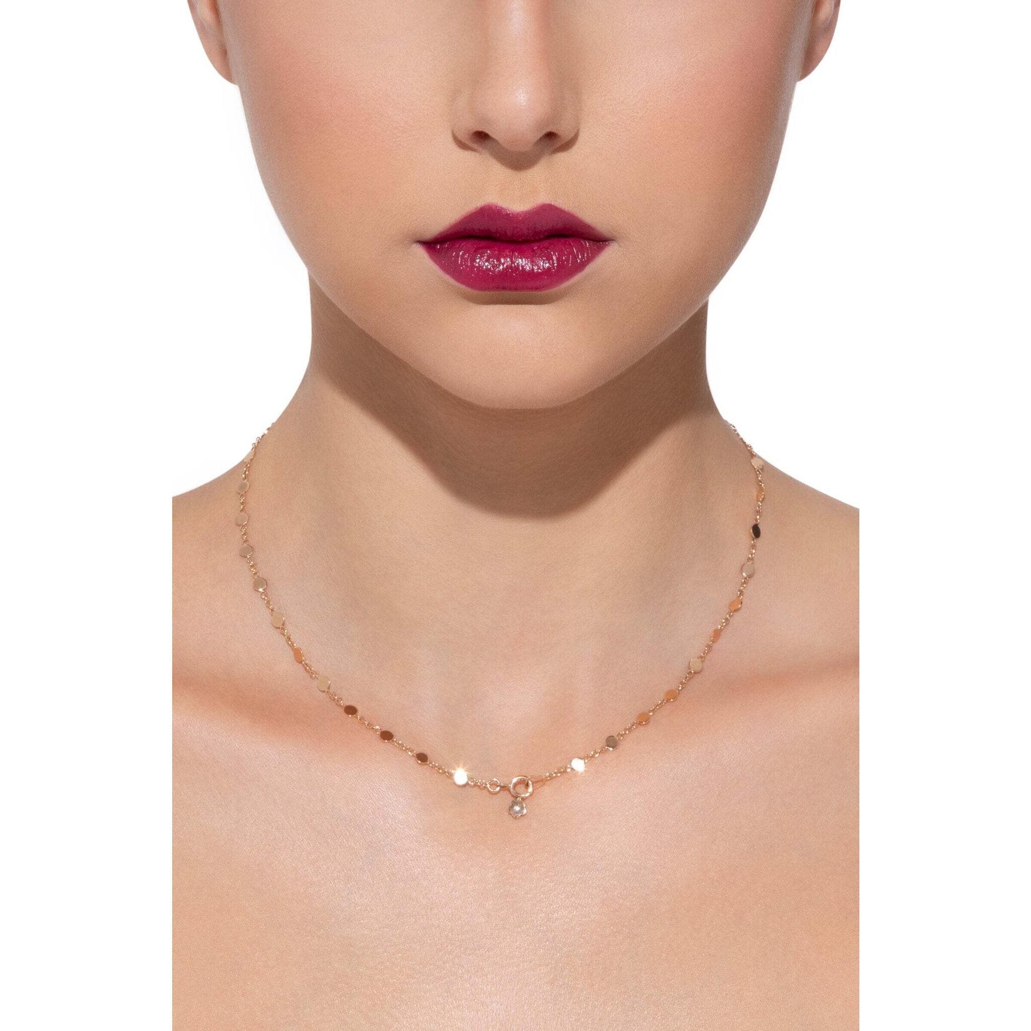 Pasquale Bruni - Luce Necklace in 18k Rose Gold and Diamond