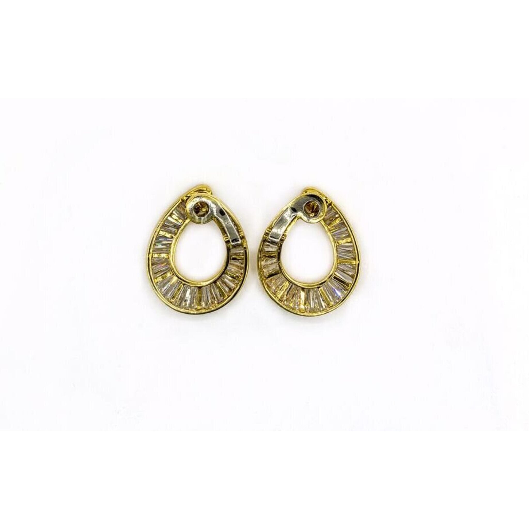 18kt yellow gold diamond Devotion earrings