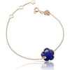 Pasquale Bruni  - Petit Joli Bracelet in 18k Rose Gold with Rock Crystal and Lapis Lazuli doublet, White and Champagne Diamonds