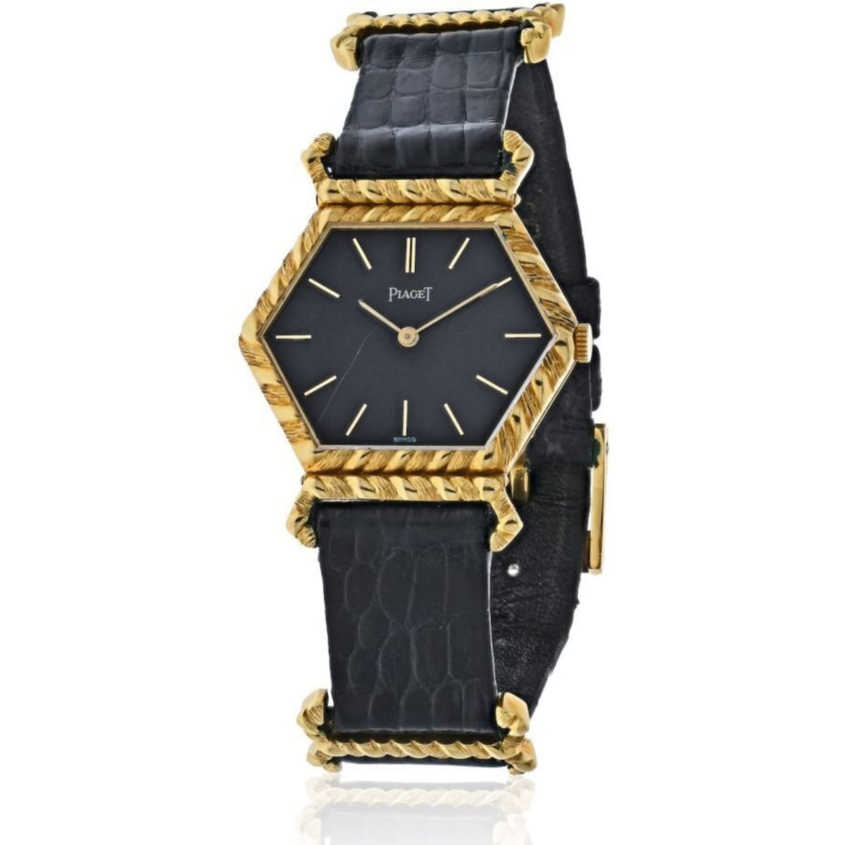 Piaget - 18K Yellow Gold 9559 D Hexagonal Vintage Ladies Watch