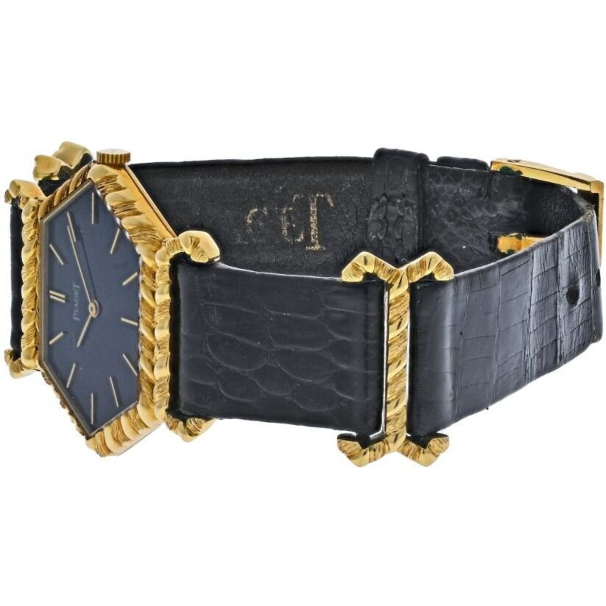 Piaget - 18K Yellow Gold 9559 D Hexagonal Vintage Ladies Watch