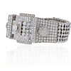 Platinum 1930's Art Deco 60 Carat Diamond Bracelet
