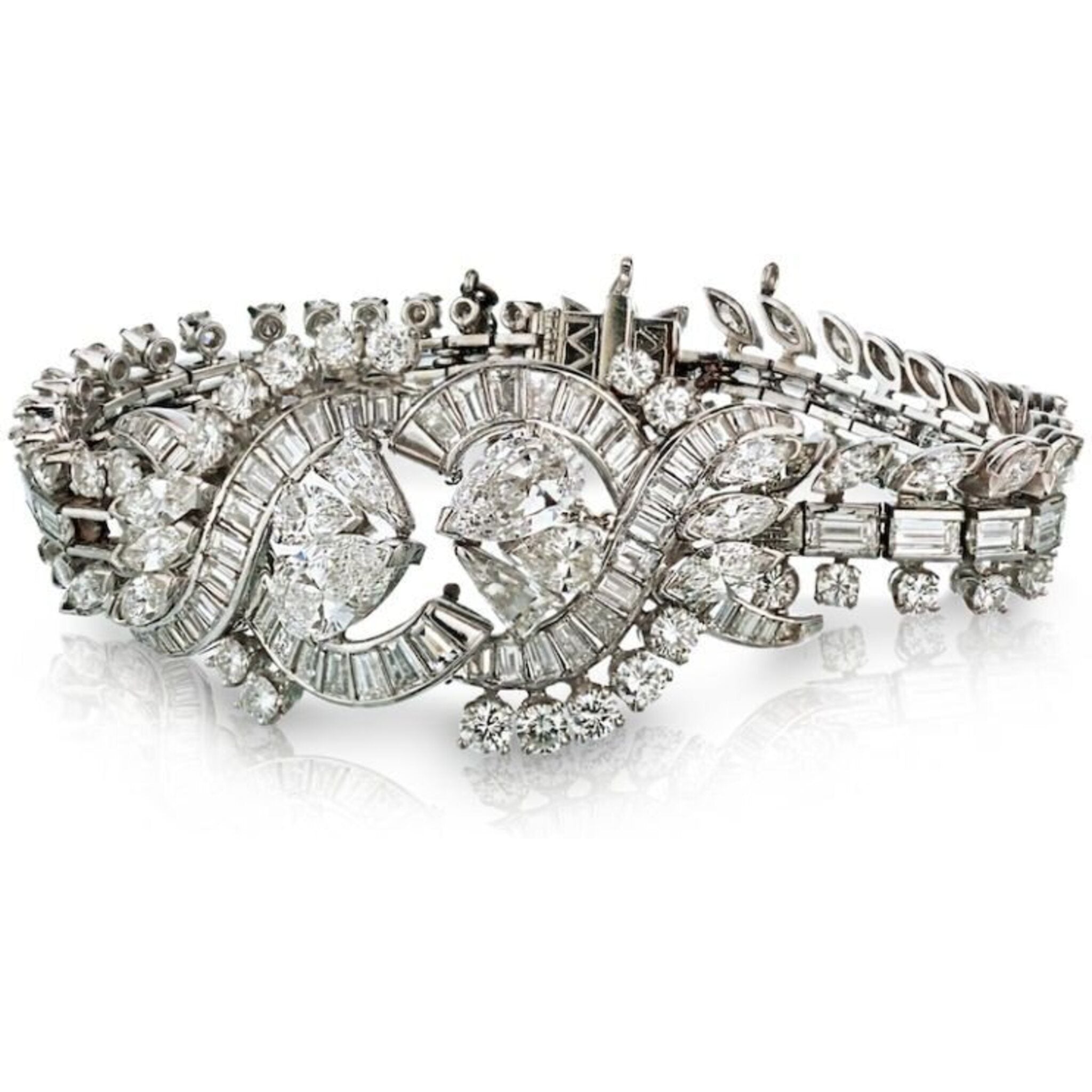 Platinum 21 Carat Diamond Bracelet