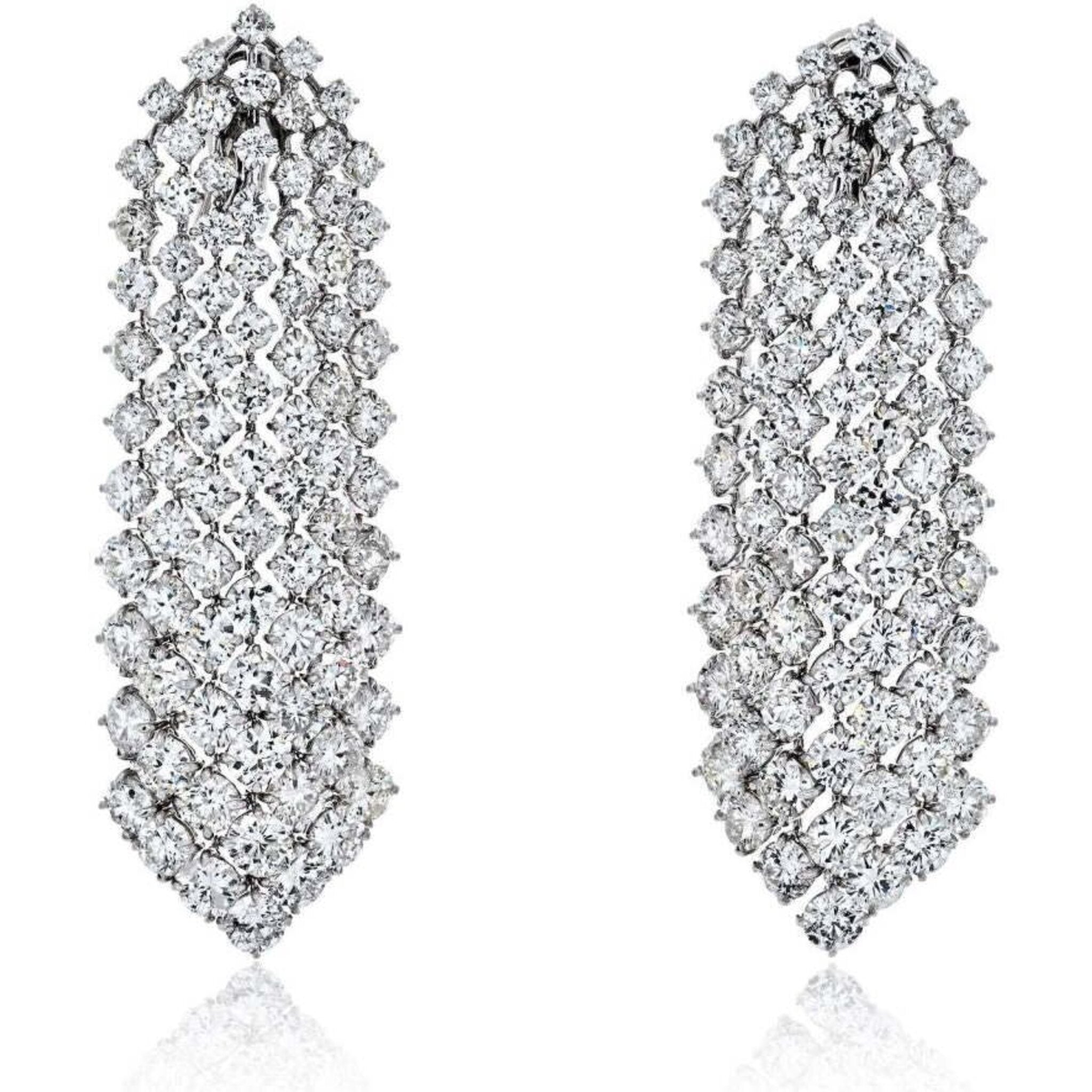 Waterfall on sale diamond earrings