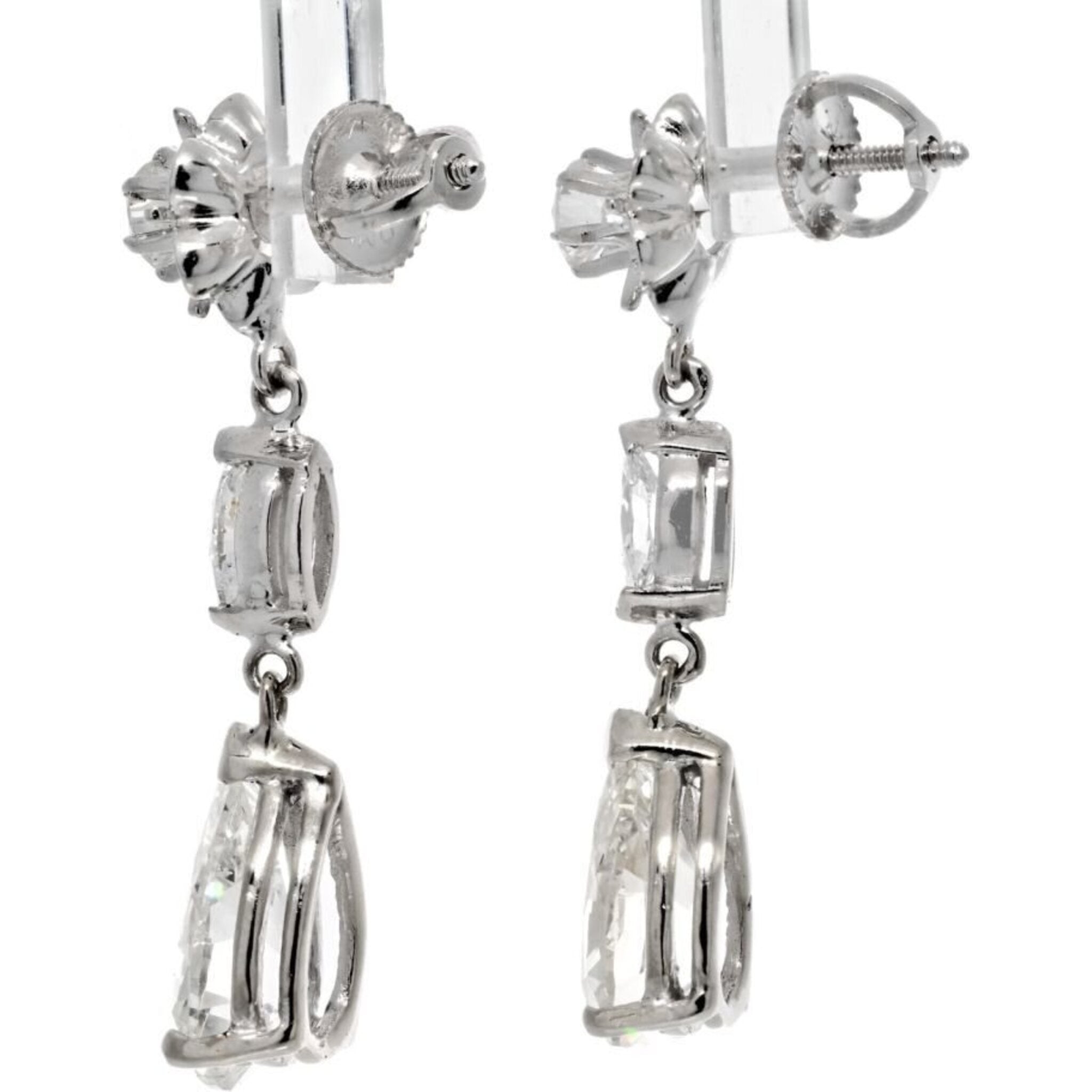 Tiffany Emerald And Diamond Hoop Earrings  Watson  Son Inc