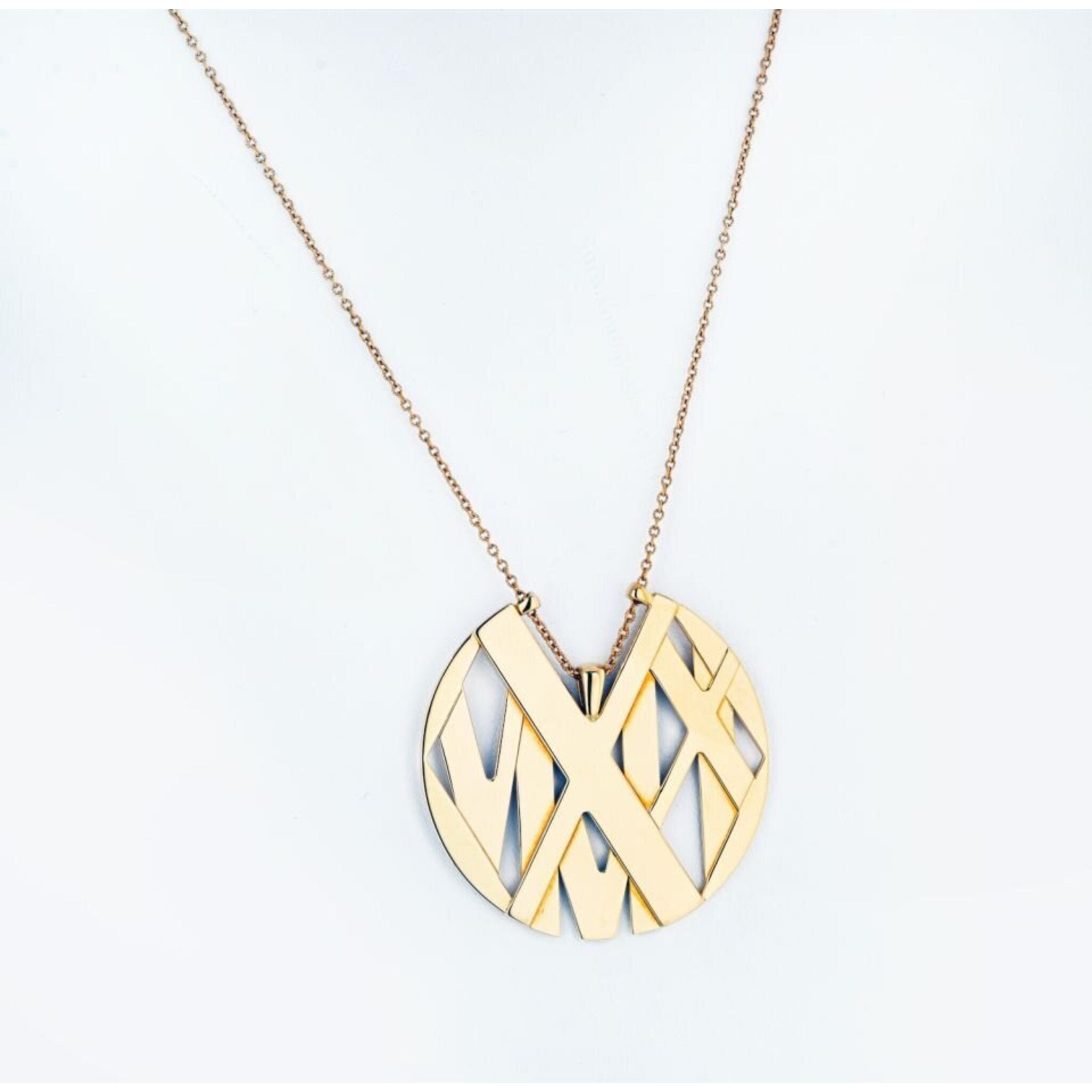 Tiffany & Co. Heart Lock Keyhole 18k Yellow Gold Pendant Necklace Tiffany &  Co. | TLC