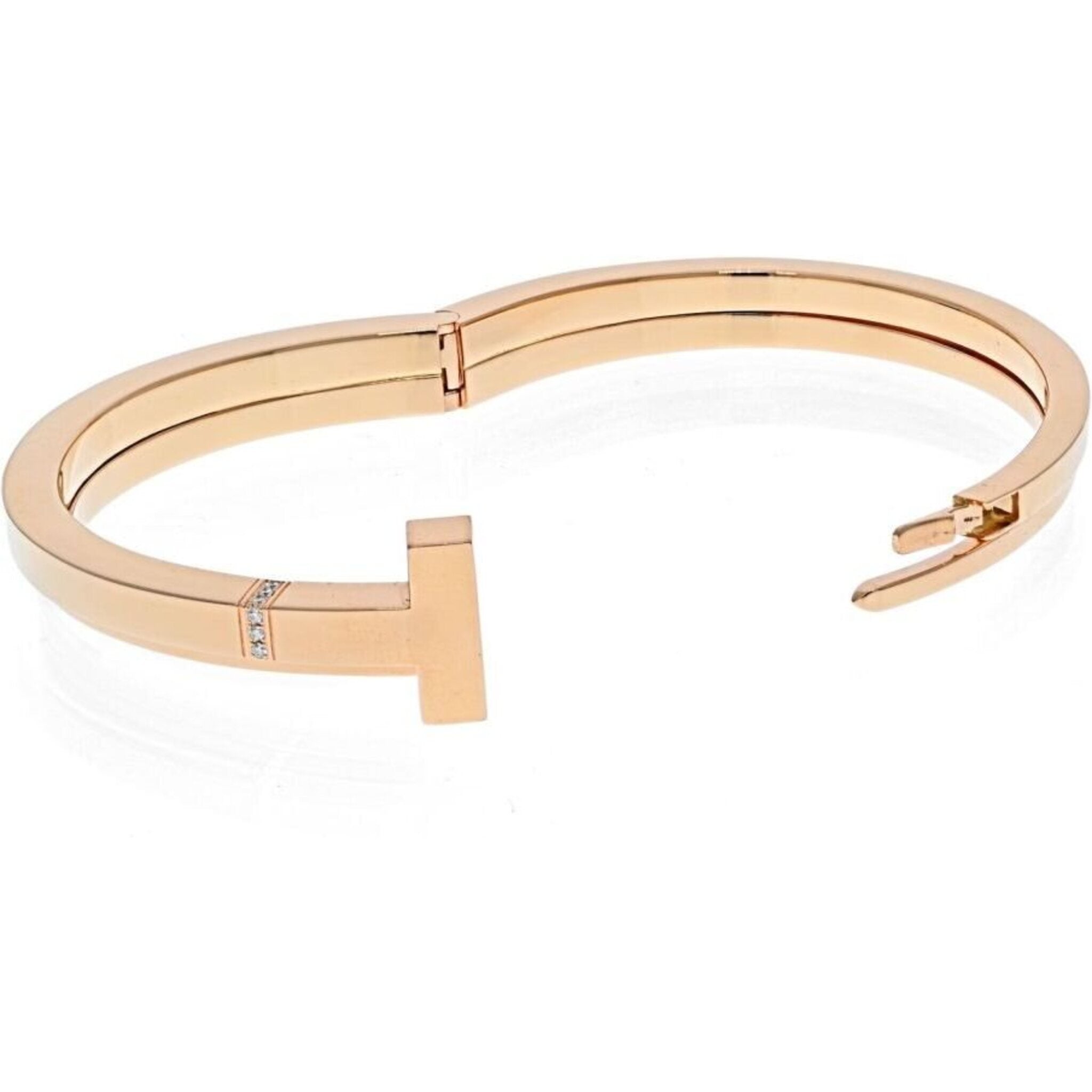 Tiffany & Co. - 18K Yellow Gold T Diamond Square Double Wrap Bracelet –  Robinson\'s Jewelers