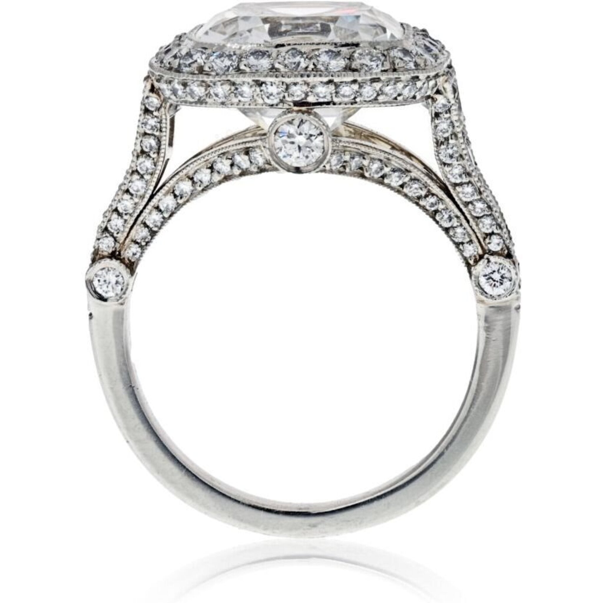 Tiffany & Co. - Legacy 5 Carat Cushion Cut Diamond E/VS2 Engagement Ring