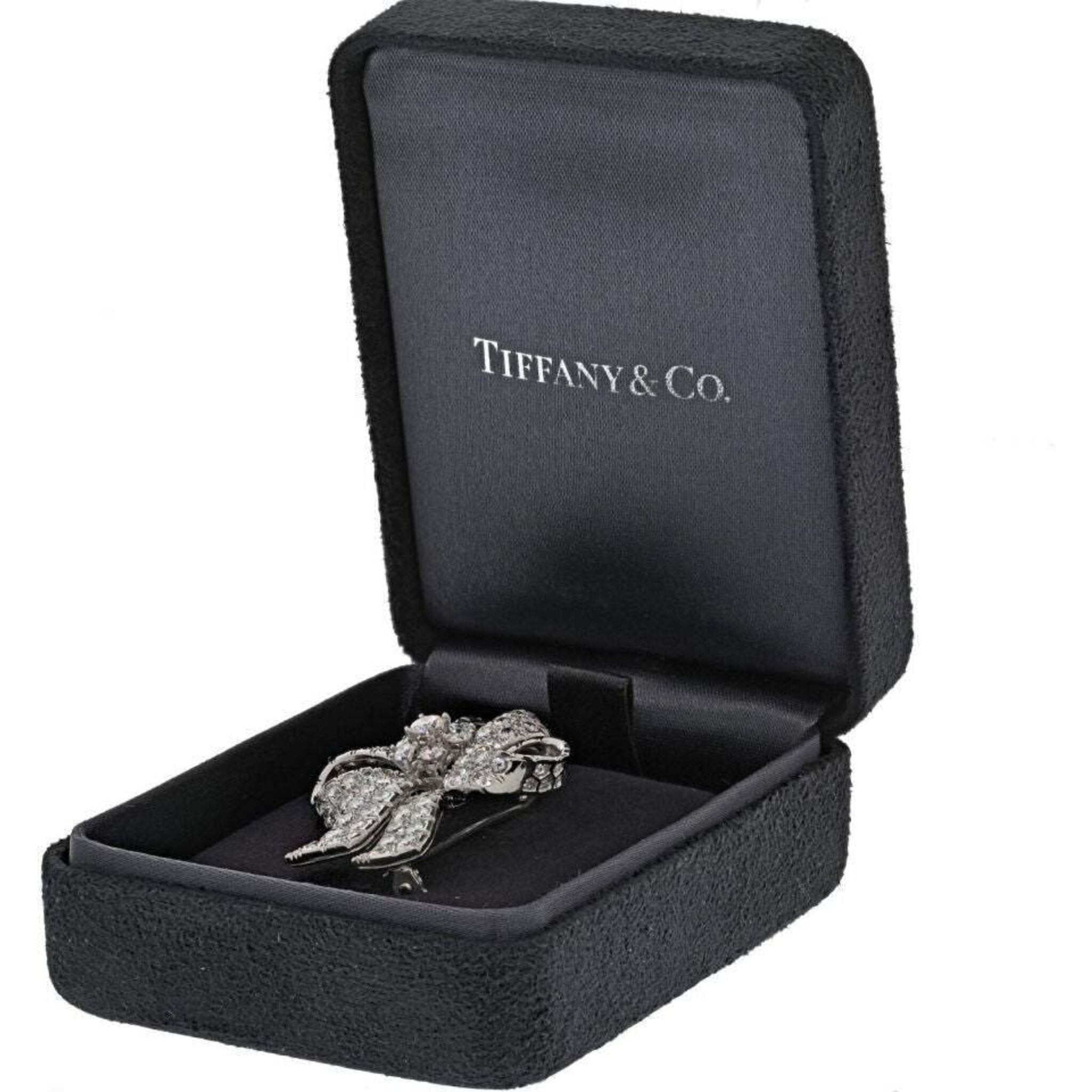 Tiffany bow ribbon engagement on sale ring