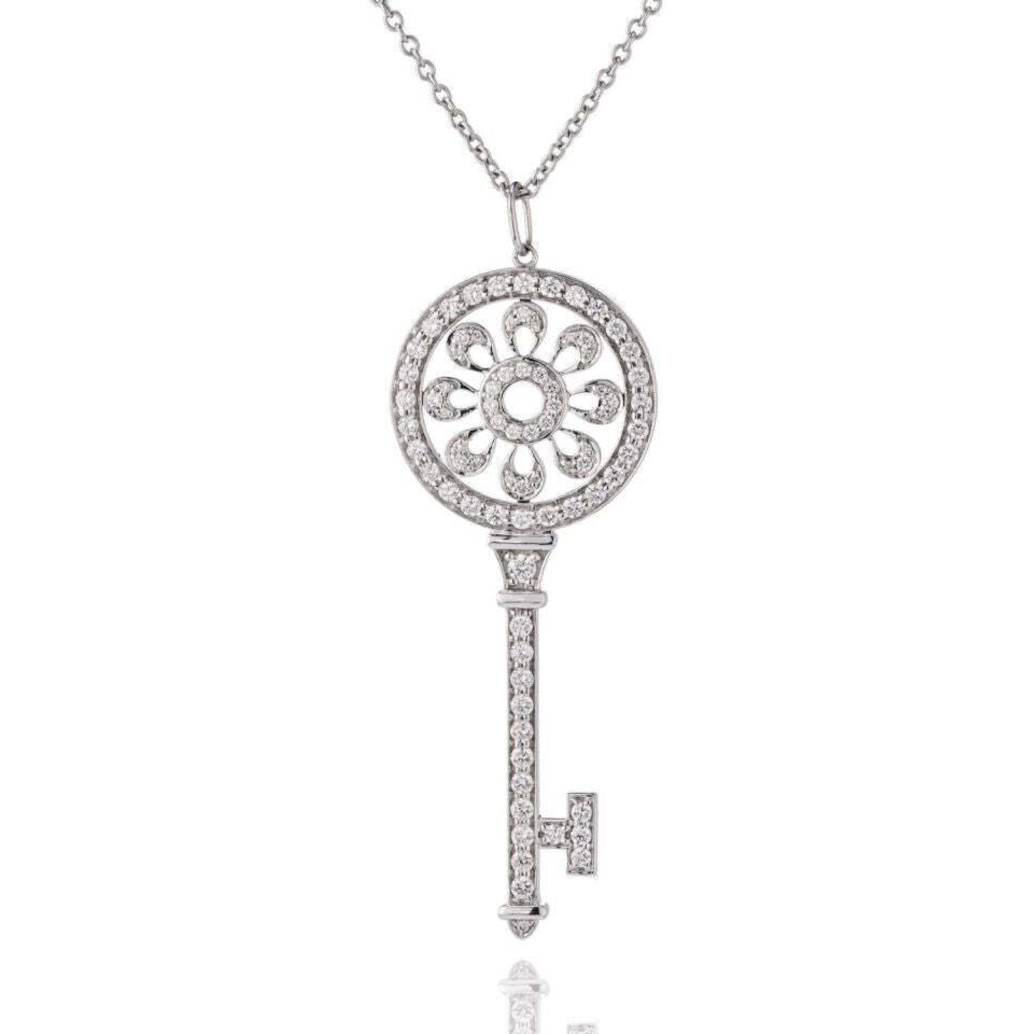 Tiffany & Co. Daisy Key Pendant Necklace