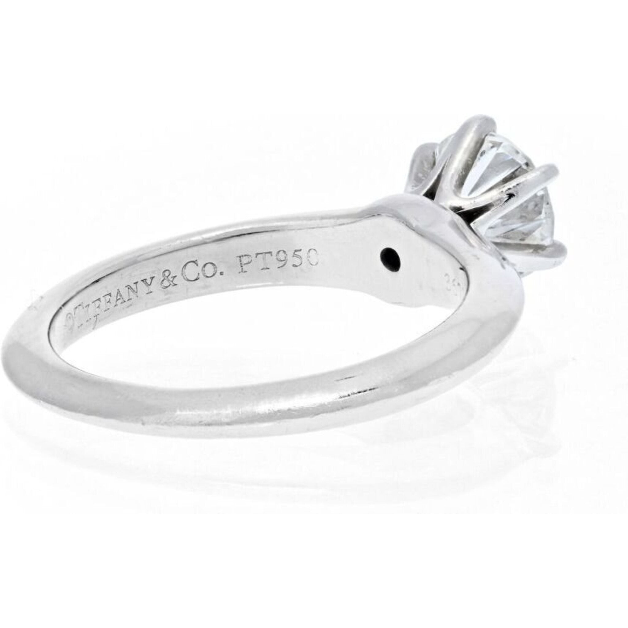 Tiffany & co pt950 on sale ring