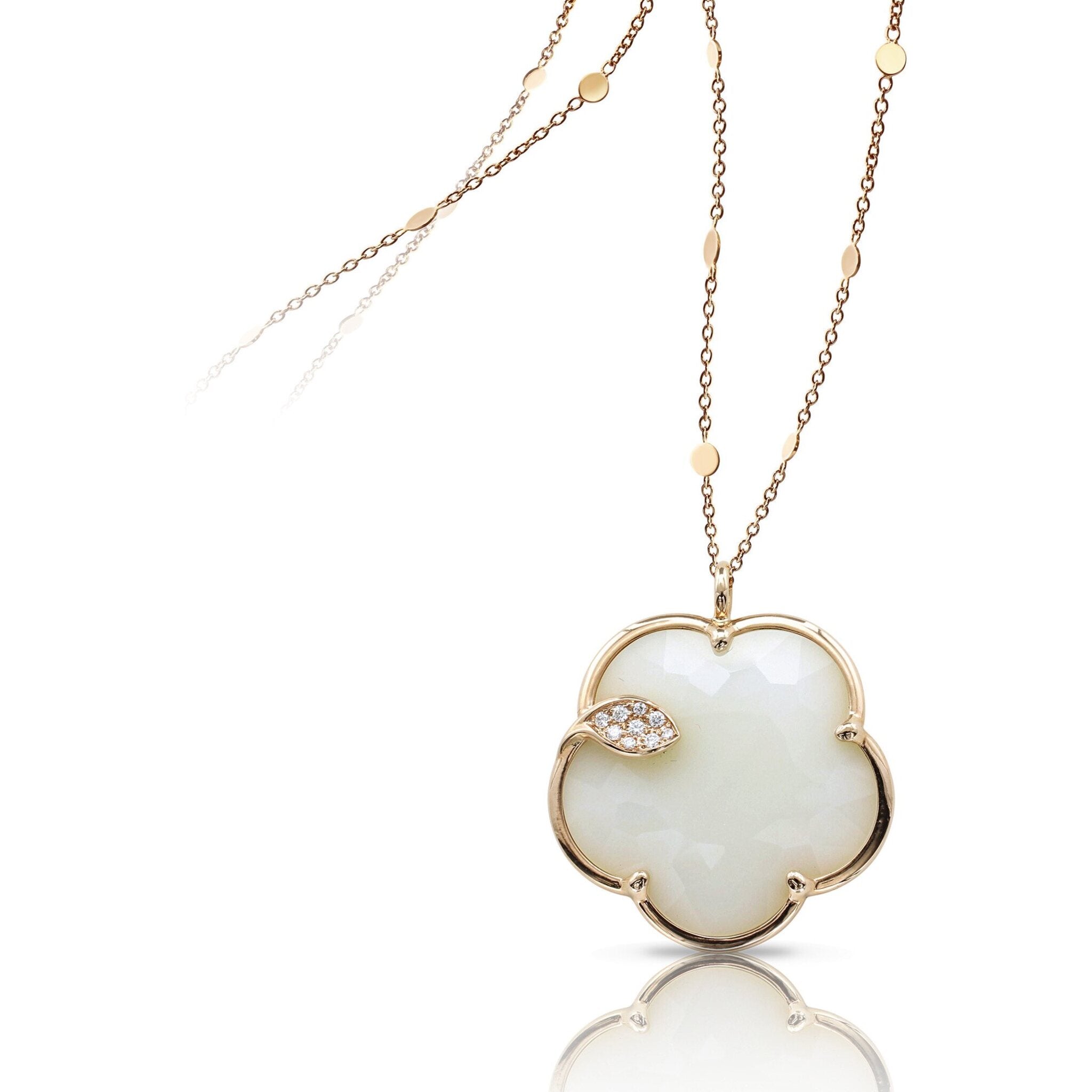 Pasquale Bruni - Ton Joli Necklace in 18k Rose Gold with White