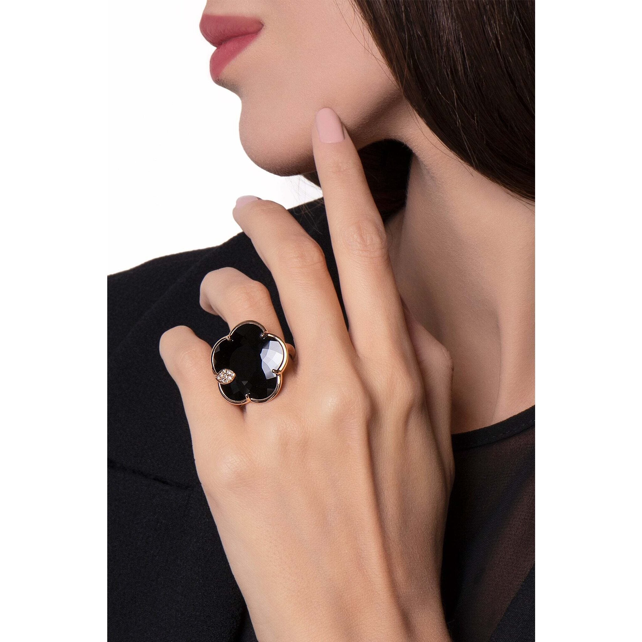 Tous black onyx on sale ring