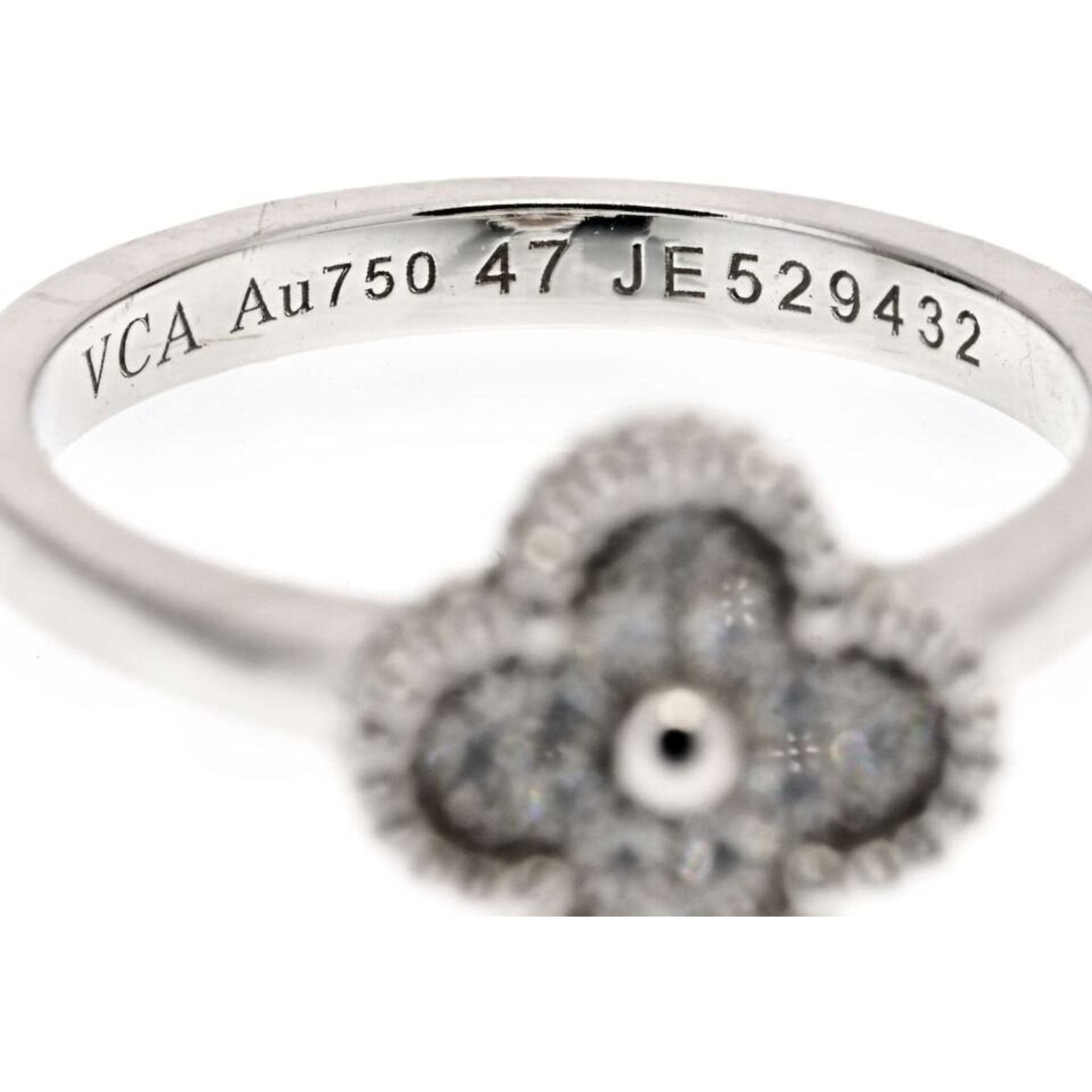 Van Cleef & Arpels - Vintage Alhambra Ring - Ring Woman White Gold